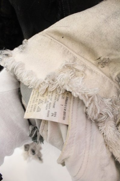 画像6: LGB / G-5　BURN&ASH デニムジャケット【メンズ1】 1 ブラックｘホワイト O-25-02-28-052-LG-ja-YM-ZT-M007 (6)