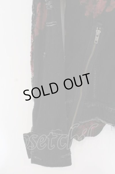 画像3: LGB / G-4/BR+RED/M　デニムジャケット【メンズ1】 1 ブラックｘレッド O-25-02-28-053-LG-ja-YM-ZT028 (3)