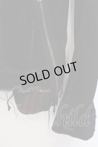 画像4: LGB / G-4/BR+RED/M　デニムジャケット【メンズ1】 1 ブラックｘレッド O-25-02-28-053-LG-ja-YM-ZT028 (4)