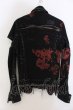 画像7: LGB / G-4/BR+RED/M デニムジャケット【メンズ1】 1 ブラックxレッド O-25-02-28-053-LG-ja-YM-ZT028 (7)