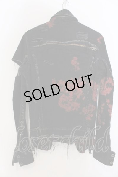 画像7: LGB / G-4/BR+RED/M　デニムジャケット【メンズ1】 1 ブラックｘレッド O-25-02-28-053-LG-ja-YM-ZT028 (7)