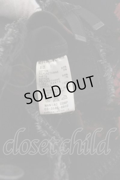 画像8: LGB / G-4/BR+RED/M　デニムジャケット【メンズ1】 1 ブラックｘレッド O-25-02-28-053-LG-ja-YM-ZT028 (8)