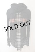 LGB / SHIRT-G/PK/BACK CROSS　フード付きシャツ【メンズ1】 1 ブラック O-25-02-28-055-LG-sh-YM-ZT277