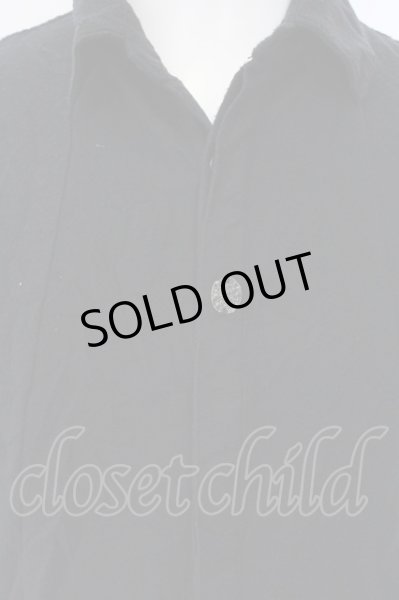 画像2: FAGASSENT / VANITY ロングシャツ 1 ブラック O-25-02-28-059-FA-sh-YM-OS (2)