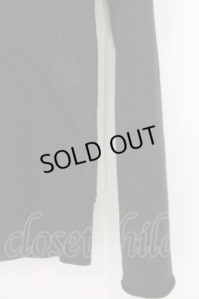 画像3: 14th Addiction / FUR HOODIE プリントリペアパーカー 1 ブラック O-25-02-28-061-14-to-YM-OS (3)