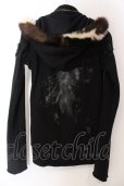 画像4: 14th Addiction / FUR HOODIE プリントリペアパーカー 1 ブラック O-25-02-28-061-14-to-YM-OS