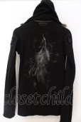 画像5: 14th Addiction / FUR HOODIE プリントリペアパーカー 1 ブラック O-25-02-28-061-14-to-YM-OS