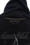 画像6: 14th Addiction / FUR HOODIE プリントリペアパーカー 1 ブラック O-25-02-28-061-14-to-YM-OS