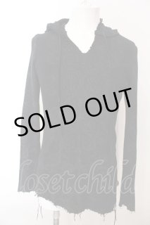 希少美品　14th addiction コンチョ　レザー紐　パーカー メンズ2 14th Addiction 14th addiction fox fur crosszip leather jacket