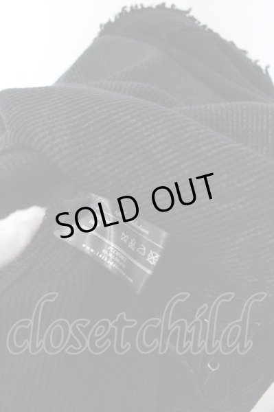 画像4: 14th Addiction / レースアップワッフルペーズリーパーカー 1 ブラック O-25-02-28-062-14-to-YM-OS (4)