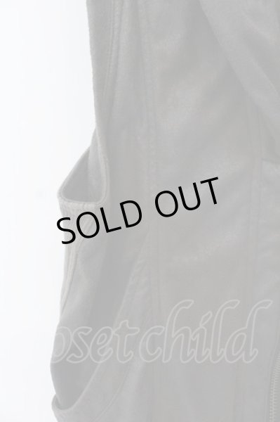 画像2: 14th Addiction / コーティングリザードベスト 1 カーキ O-25-02-28-063-14-to-YM-OS (2)