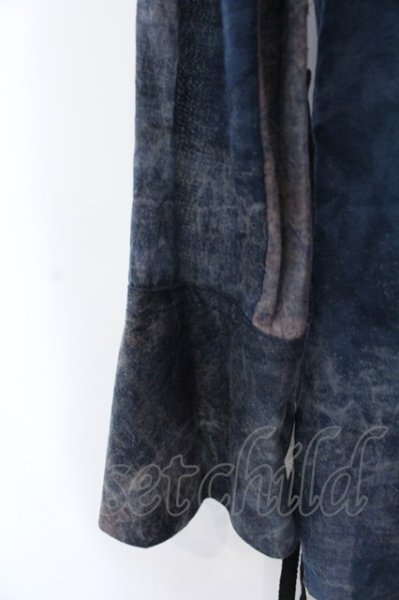 画像3: KMRii / Cotton Long Shirt　シャツ 1 ブルー O-25-02-28-064-KM-sh-YM-ZT371 (3)