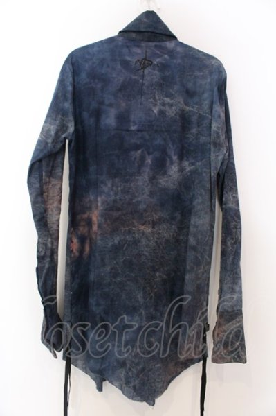 画像5: KMRii / Cotton Long Shirt　シャツ 1 ブルー O-25-02-28-064-KM-sh-YM-ZT371 (5)