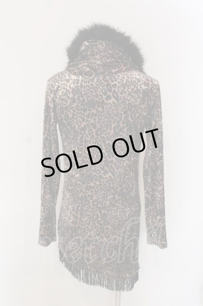 画像3: CIVARIZE / Bias ファー付クラッシュベロアフリンジパーカー 44 ゴールド O-25-02-28-009-CI-to-YM-OS (3)