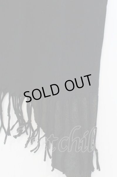 画像3: Obelisk / ディアスキンフリンジロングTシャツ S ブラック O-25-02-28-072-Ob-ts-YM-OS (3)