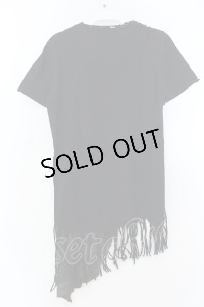 画像4: Obelisk / ディアスキンフリンジロングTシャツ S ブラック O-25-02-28-072-Ob-ts-YM-OS (4)