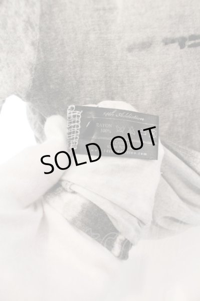 画像4: 14th Addiction / バッククロスムラ染めTシャツ 1 ホワイトｘグレー O-25-02-28-076-14-ts-YM-OS (4)