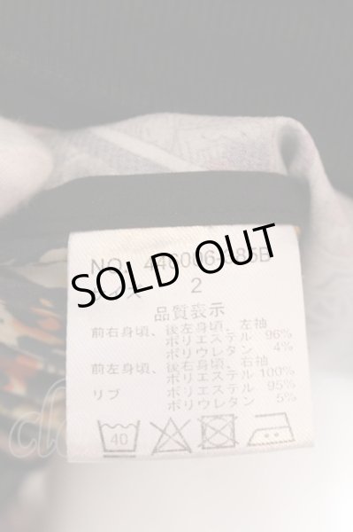 画像3: NO ID. BLACK / 総柄MA-1-BLZ ブルゾン 2 ブラックｘパープルｘゴールド O-25-02-28-010-NO-ja-YM-ZT264 (3)