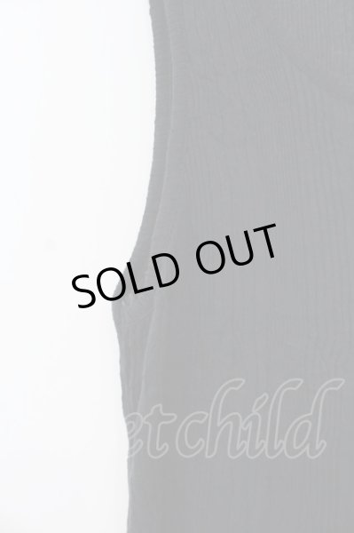 画像2: 上野商会 / ワッシャータンクトップ S ブラック O-25-02-28-078-UE-ts-YM-ZT280 (2)