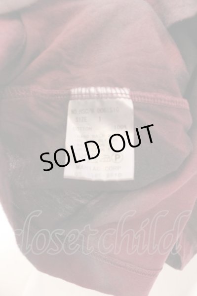 画像4: LGB / HSC/M ブリーチTシャツ【メンズ1】 1 ワイン O-25-02-28-080-LG-ts-YM-OS (4)