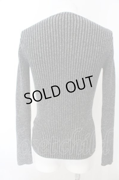 画像3: Request / テレコVネックニットソー【買取対象外】 2 ミックス O-25-02-28-083-Re-to-YM-ZT280 (3)