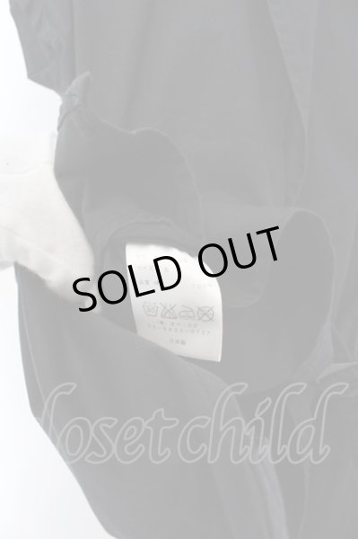 画像4: zeitganz / ドレープネック半袖シャツ S ブラック O-25-02-28-090-ZE-sh-YM-OS (4)