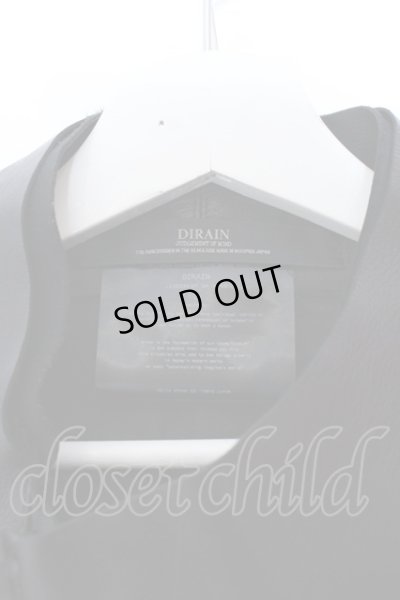 画像4: DIRAIN / B'2nd ラムレザーライダースジャケット 1 ブラック O-25-02-28-093-DI-ja-YM-ZT-ML030