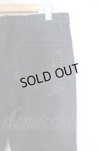 画像4: KMRii / Crush Skinny Denimu パンツ 2 ネイビー O-25-02-28-095-KM-pa-YM-OS (4)