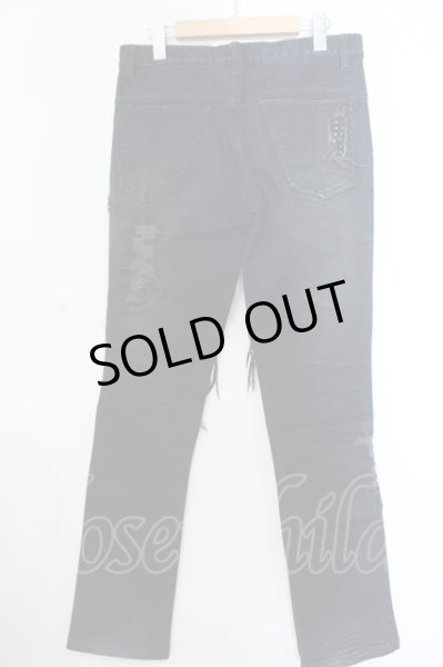 画像5: KMRii / Crush Skinny Denimu パンツ 2 ネイビー O-25-02-28-095-KM-pa-YM-OS (5)