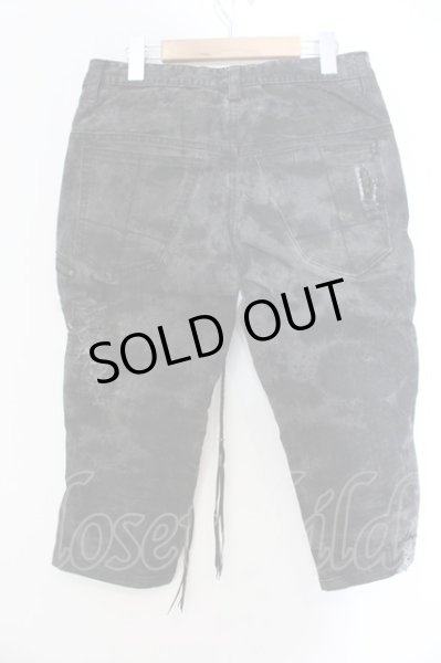 画像5: KMRii / Crush Skinny Cropped Denim パンツ 1 ブラックｘグレー O-25-02-28-096-KM-pa-YM-OS (5)