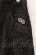 画像2: 14th Addiction / Leater パンツ 1 ブラック O-25-02-28-107-14-pa-YM-ZT-ML035 (2)
