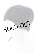 KMRii / CableMohairBeanie　ニットキャップ  ブラックｘレッド O-25-02-28-110-KM-za-YM-OS
