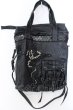 画像1: KMRii / SERPENT CROSS TOTE　レザーバッグ  ブラック O-25-02-28-111-KM-ba-YM-ZT0525D (1)