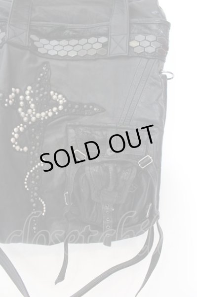 画像2: KMRii / SERPENT CROSS TOTE　レザーバッグ  ブラック O-25-02-28-111-KM-ba-YM-ZT0525D (2)