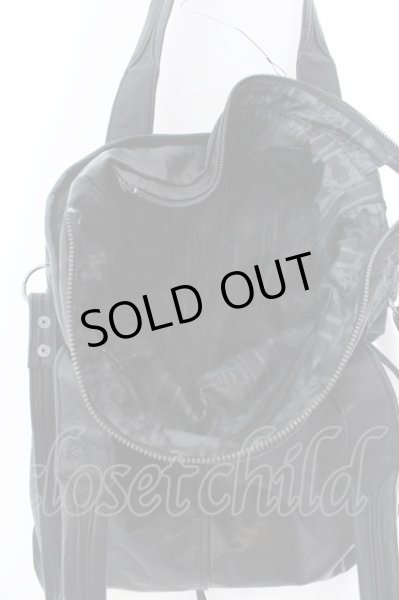 画像5: KMRii / SERPENT CROSS TOTE　レザーバッグ  ブラック O-25-02-28-111-KM-ba-YM-ZT0525D (5)