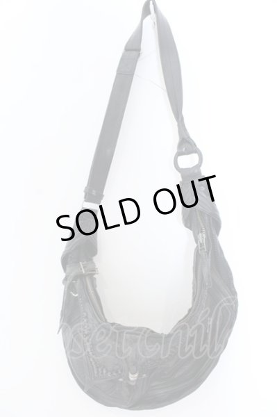 画像2: KMRii / Leather Shoulder　レザーバッグ  ブラック O-25-02-28-112-KM-ba-YM-ZT-ML010 (2)