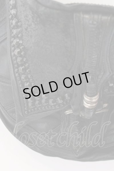 画像3: KMRii / Leather Shoulder　レザーバッグ  ブラック O-25-02-28-112-KM-ba-YM-ZT-ML010 (3)