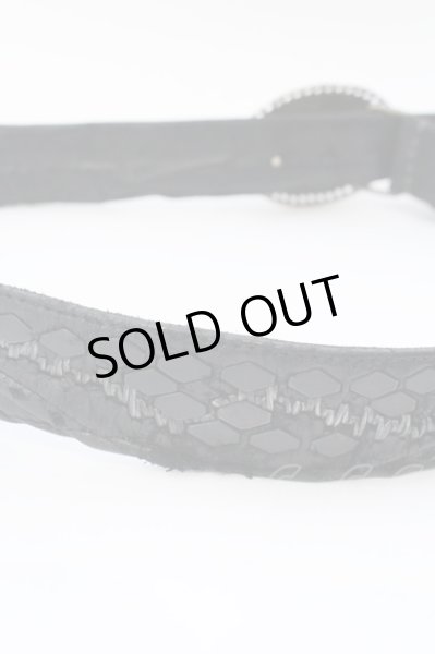 画像4: KMRii / Leater Belt ベルト  ブラックｘアンティークゴールド O-25-02-28-114-KM-ba-YM-OS (4)