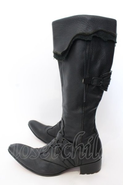 画像2: Hiromu Takahara / ディアスキンブーツ  ブラック O-25-02-28-117-Hi-sho-YM-ZT-S003 (2)