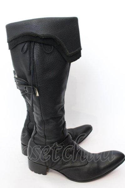 画像4: Hiromu Takahara / ディアスキンブーツ  ブラック O-25-02-28-117-Hi-sho-YM-ZT-S003 (4)