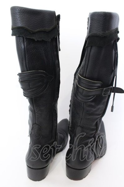 画像6: Hiromu Takahara / ディアスキンブーツ  ブラック O-25-02-28-117-Hi-sho-YM-ZT-S003 (6)