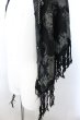画像2: KMRii / MAGNOLIA LEATHER STOLE ストール  ブラック O-25-02-28-122-KM-za-YM-ZT342 (2)
