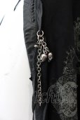 画像3: KMRii / MAGNOLIA LEATHER STOLE ストール  ブラック O-25-02-28-122-KM-za-YM-ZT342 (3)