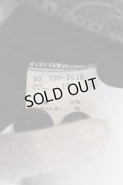 画像4: TORNADO MART / レースペイズリーストレッチシャツ M ブラック O-25-02-28-019-TO-sh-YM-OS (4)