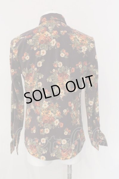 画像2: TORNADO MART / ストレッチコーデュロイフラワーシャツ M パープル O-25-02-28-020-TO-sh-YM-ZT280 (2)