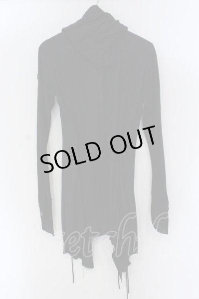 画像2: BUFFALO BOBS / ロープテレコカーディガン F ブラック O-25-02-28-003-BU-to-YM-OS (2)