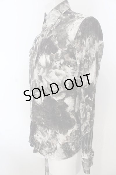 画像2: TORNADO MART / フラワージャガードワッシャーシャツ M ブラック O-25-02-28-028-TO-sh-YM-ZT264 (2)