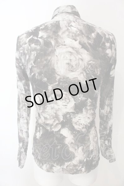 画像3: TORNADO MART / フラワージャガードワッシャーシャツ M ブラック O-25-02-28-028-TO-sh-YM-ZT264 (3)