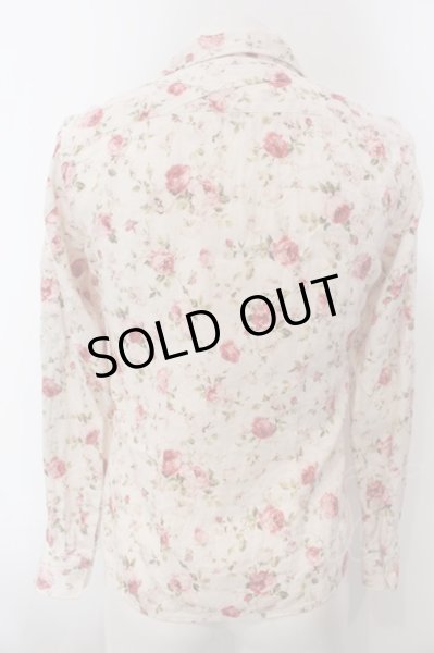 画像3: TORNADO MART / ジャガードフラワーシャツ M ピンク O-25-02-28-030-TO-sh-YM-ZT261 (3)