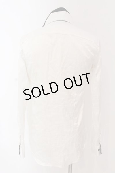 画像3: BUFFALO BOBS / レイヤードドレスシャツ 2 ホワイトｘブラック O-25-03-09-032-BU-sh-YM-ZT378 (3)